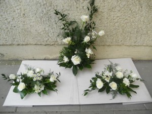 Dekoracja stołu weselnego - zestaw